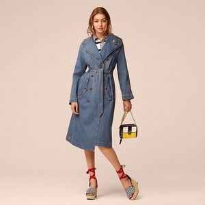 GIGI X Tommy Hilfiger Denim Trench Coat